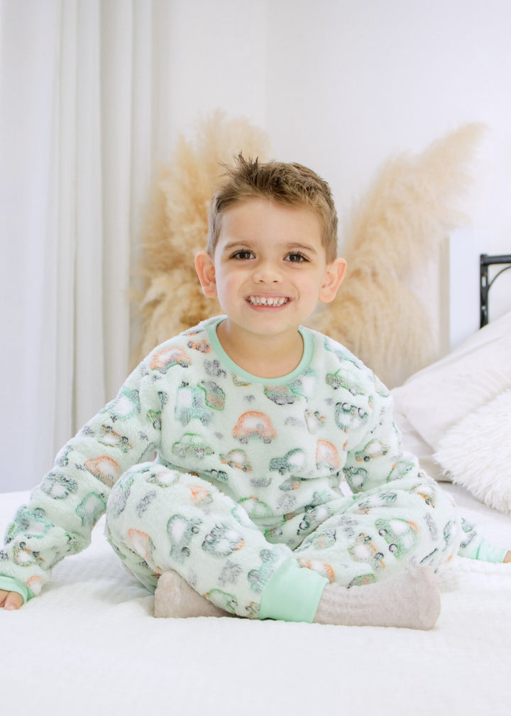 Pijama Infantil Masculino Menino Inverno Fleece Soft Longo