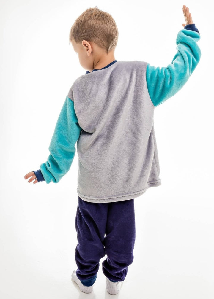 Pijama Infantil Masculino Menino Inverno Fleece Soft Longo