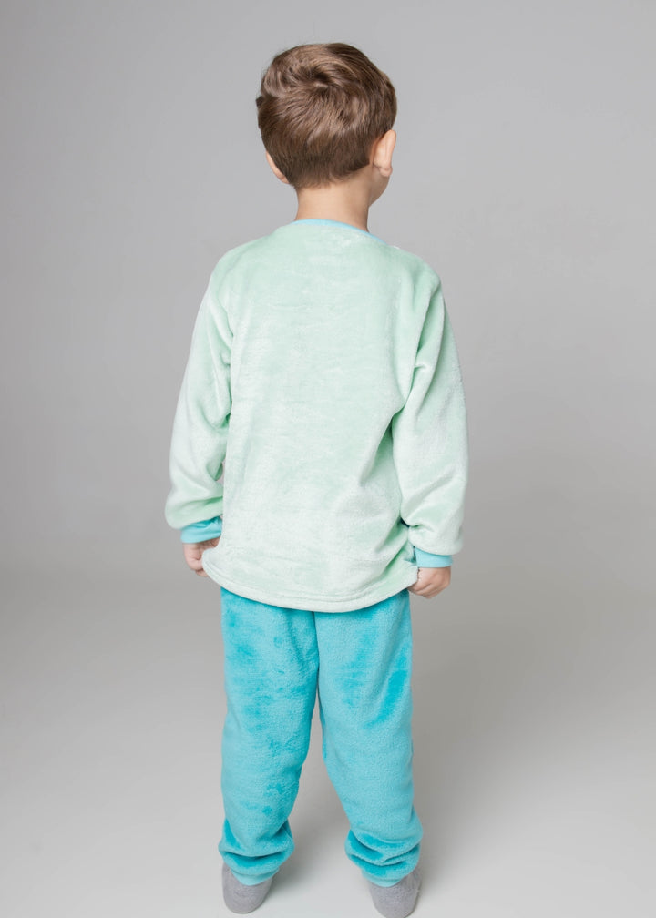 Pijama Infantil Masculino Menino Inverno Fleece Soft Longo