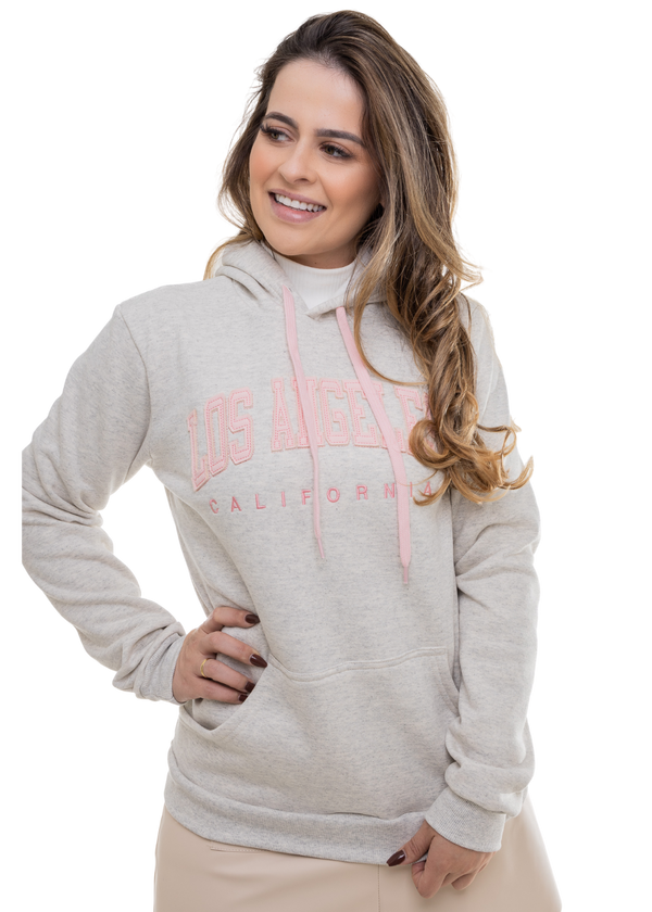 BLUSA FEMININA ADULTO MOLETOM INVERNO