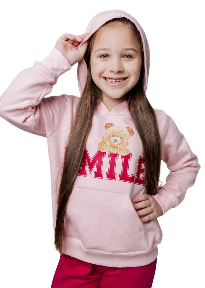 Conjunto Moletom Infantil Menina Inverno